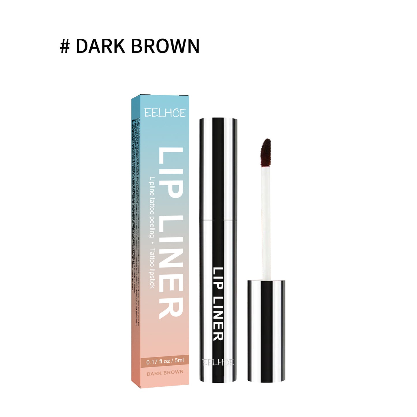 EELHOE Stripping Lip Liner Color Dark Brown