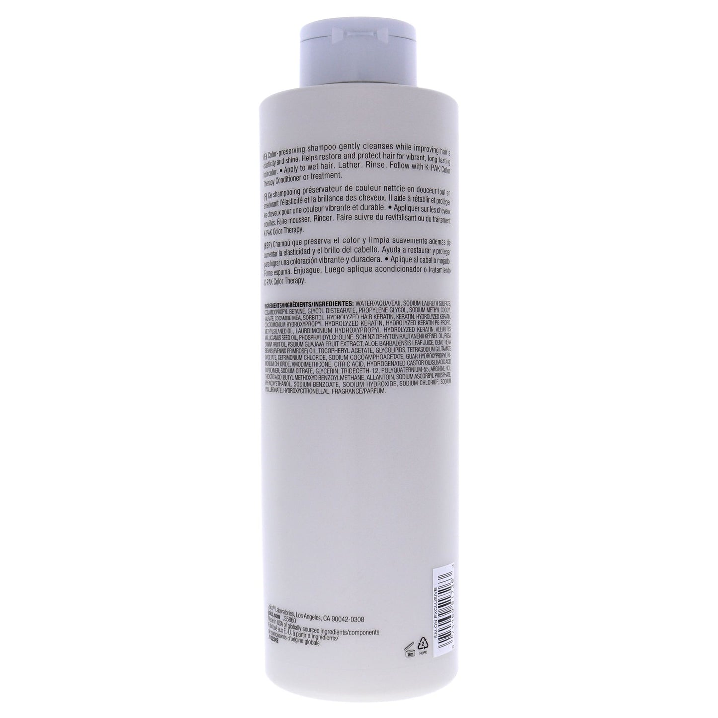 Joico K-Pak Color Therapy Shampoo – 33.8 oz. back