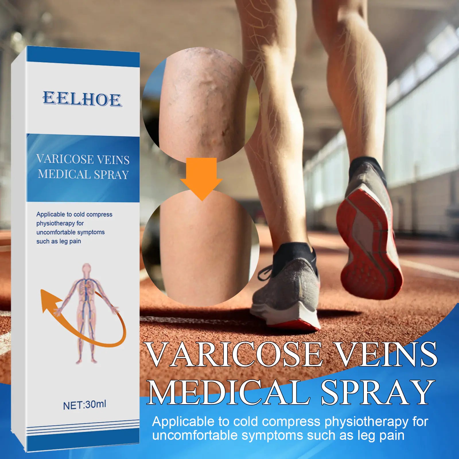 EELHOE Vein Massage Spray for Leg Pain Relief Comparison