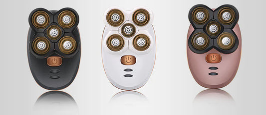 Electric Shaver with Five Blades for Head and Beard 3 Colors