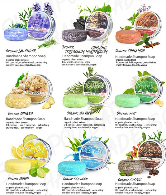 Premium Handmade Organic Shampoo Soaps