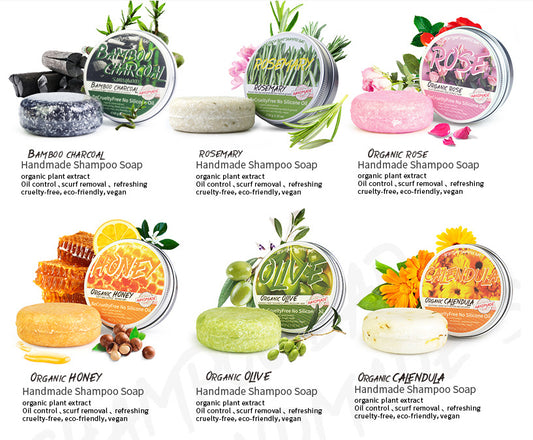 Premium Handmade Organic Shampoo Soaps