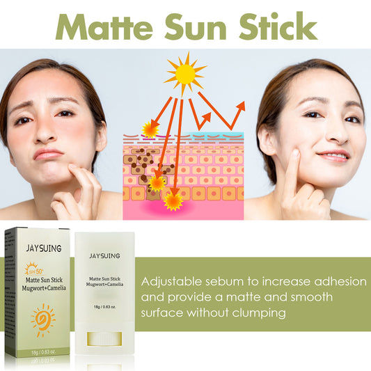 Jaysui Matte Sunscreen Stick – adjustable sebum to increase adhesion