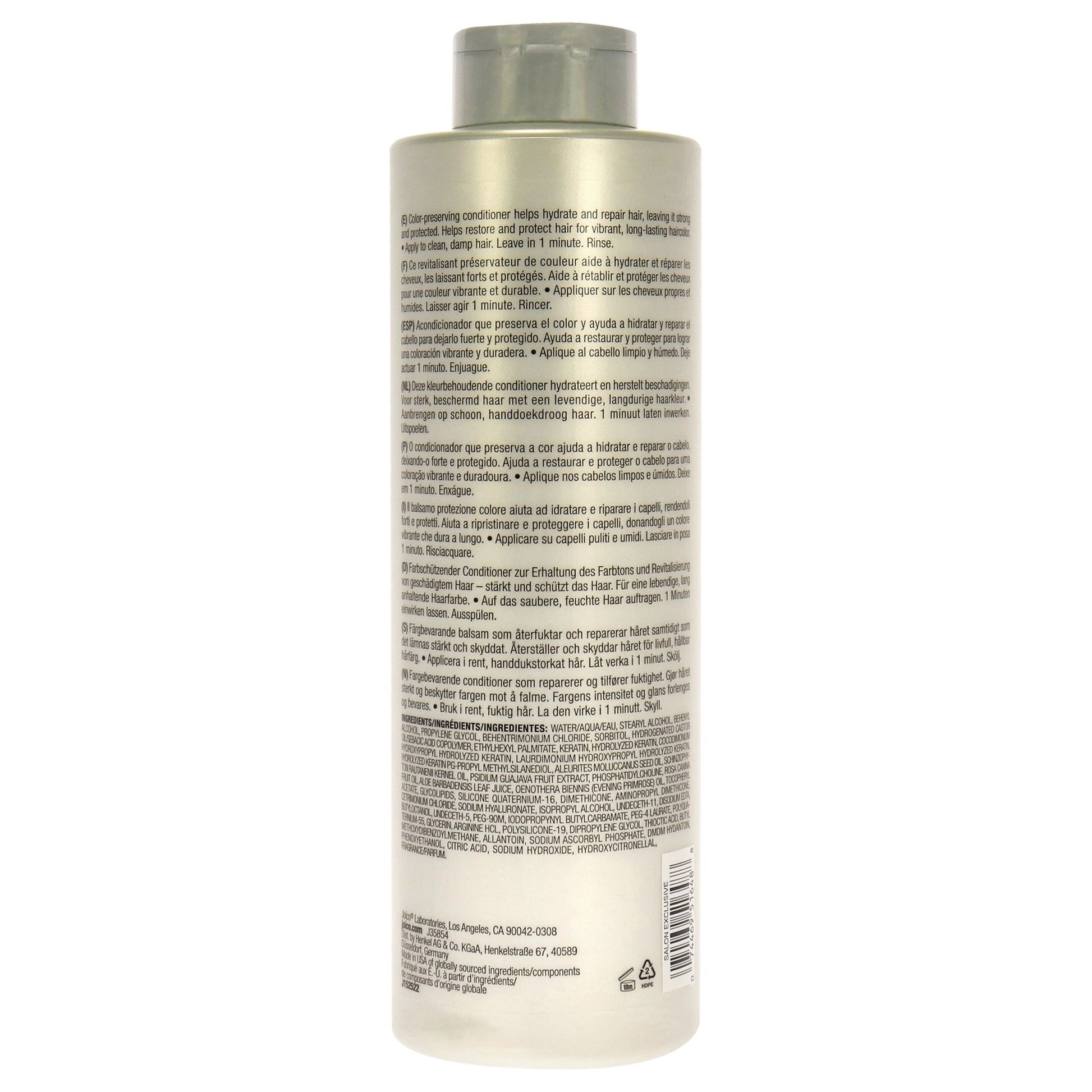 Joico K-Pak Color Therapy Conditioner – 33.8 oz. back
