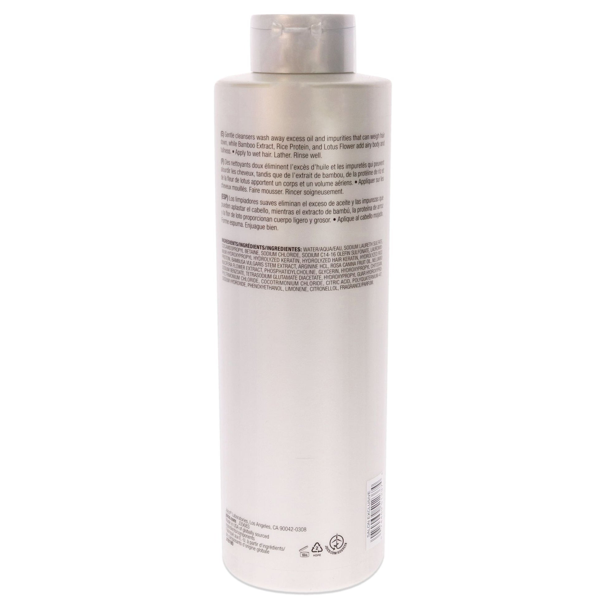 Joiful Volumizing Shampoo by Joico – 33.8 oz back
