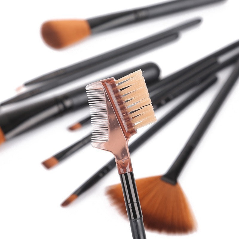 Makeup Brush Closeup Image