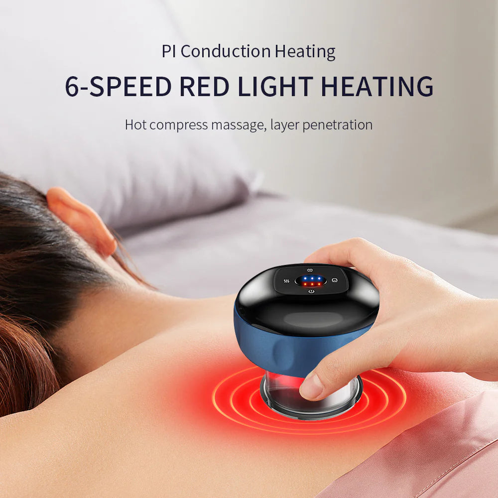 Mini USB Massage Cupper 4pc Set 6-spd light