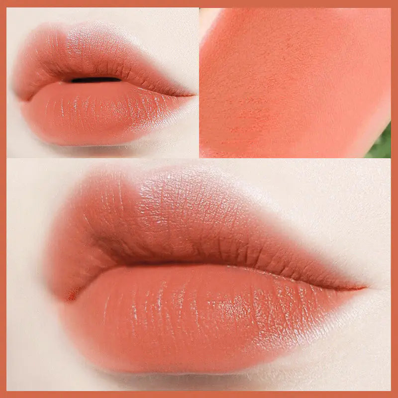 New Magnetic Button Powder Tube Lipstick Color R01 Peach Bean Paste