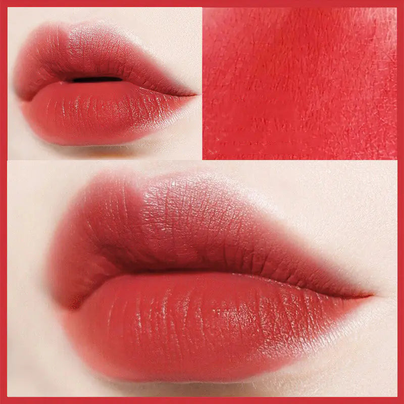 New Magnetic Button Powder Tube Lipstick Color R04 Red Cherry
