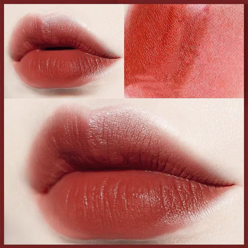 New Magnetic Button Powder Tube Lipstick Color R07 Cinnamon Milk Tea
