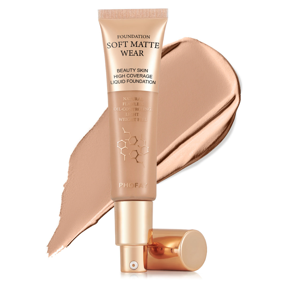PHOFAY Full Coverage Foundation – Color 08