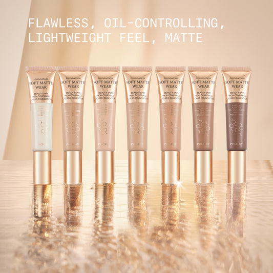 PHOFAY Full Coverage Foundation – Flawless, Oil-Control, Lightweight Perfection