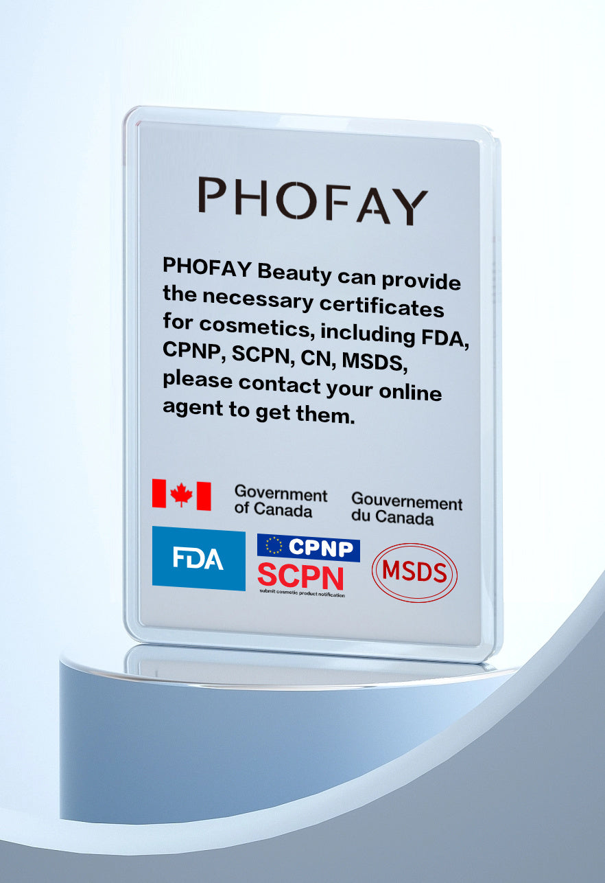 PHOFAY Liquid Glitter Eyeliner Set Certifications