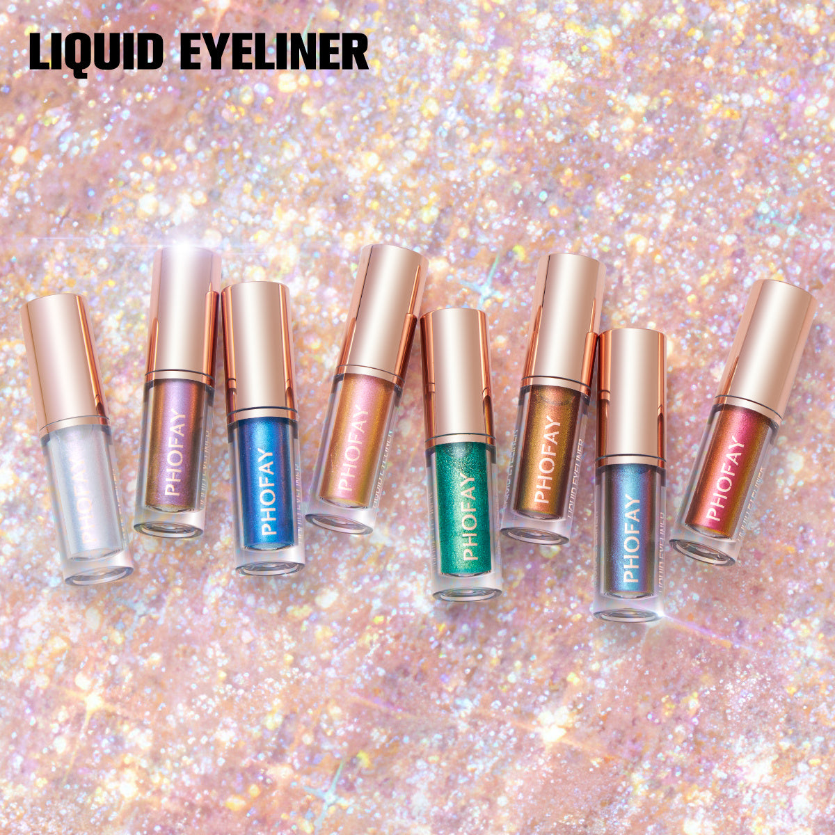 PHOFAY Liquid Glitter Eyeliner Set product image