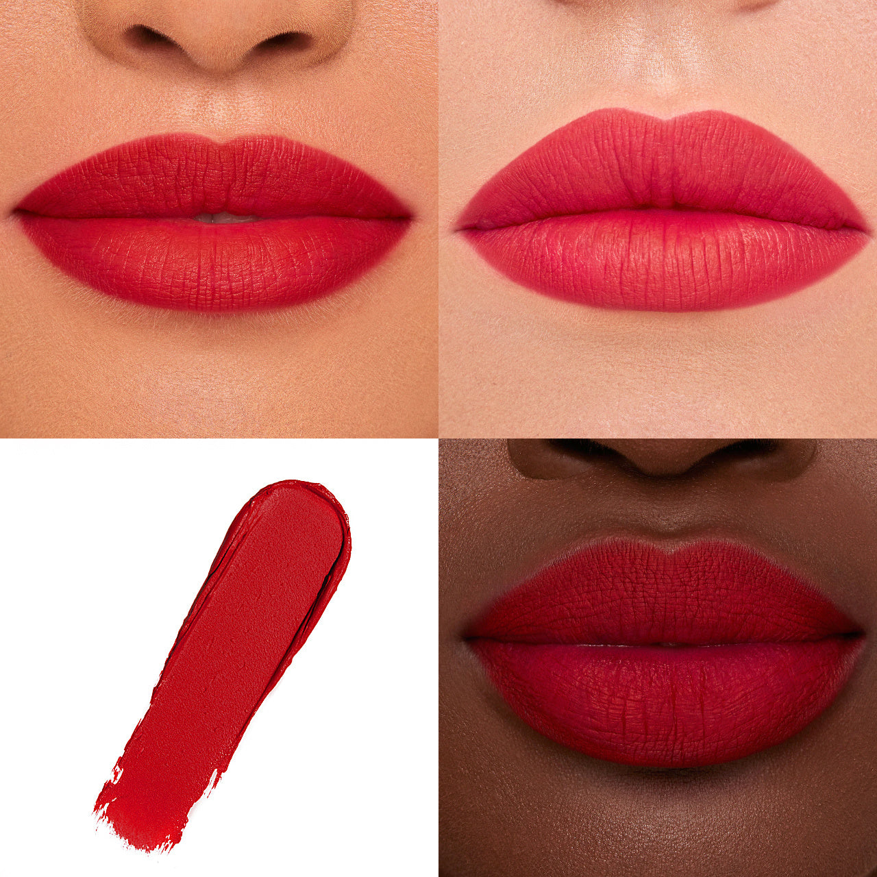 PHOFAY Matte Lipstick – Skintone Comparison