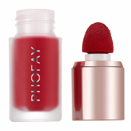PHOFAY Mousse Liquid Blush – Long-Lasting Matte Blush with Ultra Blendability