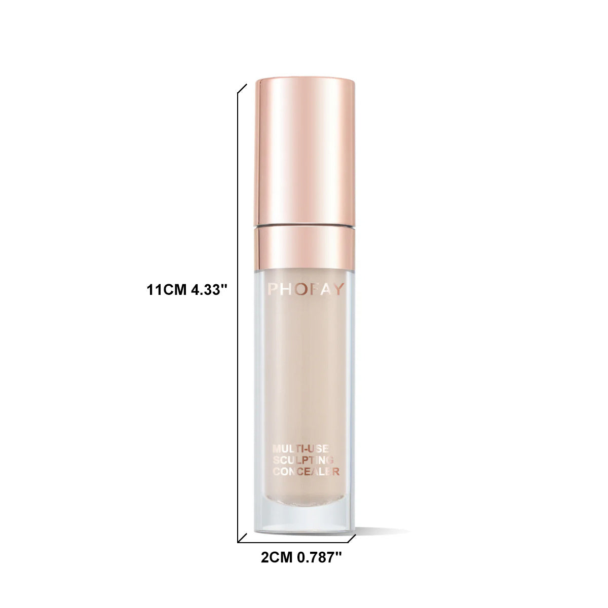 PHOFAY Super Coverage Concealer dimensions