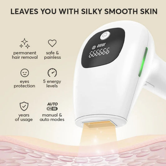 Pro IPL Hair Removal Device leaves you silky smooth