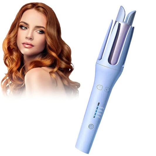 Purple Automatic Electric Hair Curler and Waver Iron