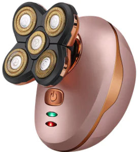 Rose Electric Shaver with Five Blades for Head and Beard
