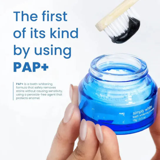 Simply White Teeth Whitening Powder the first of its kind