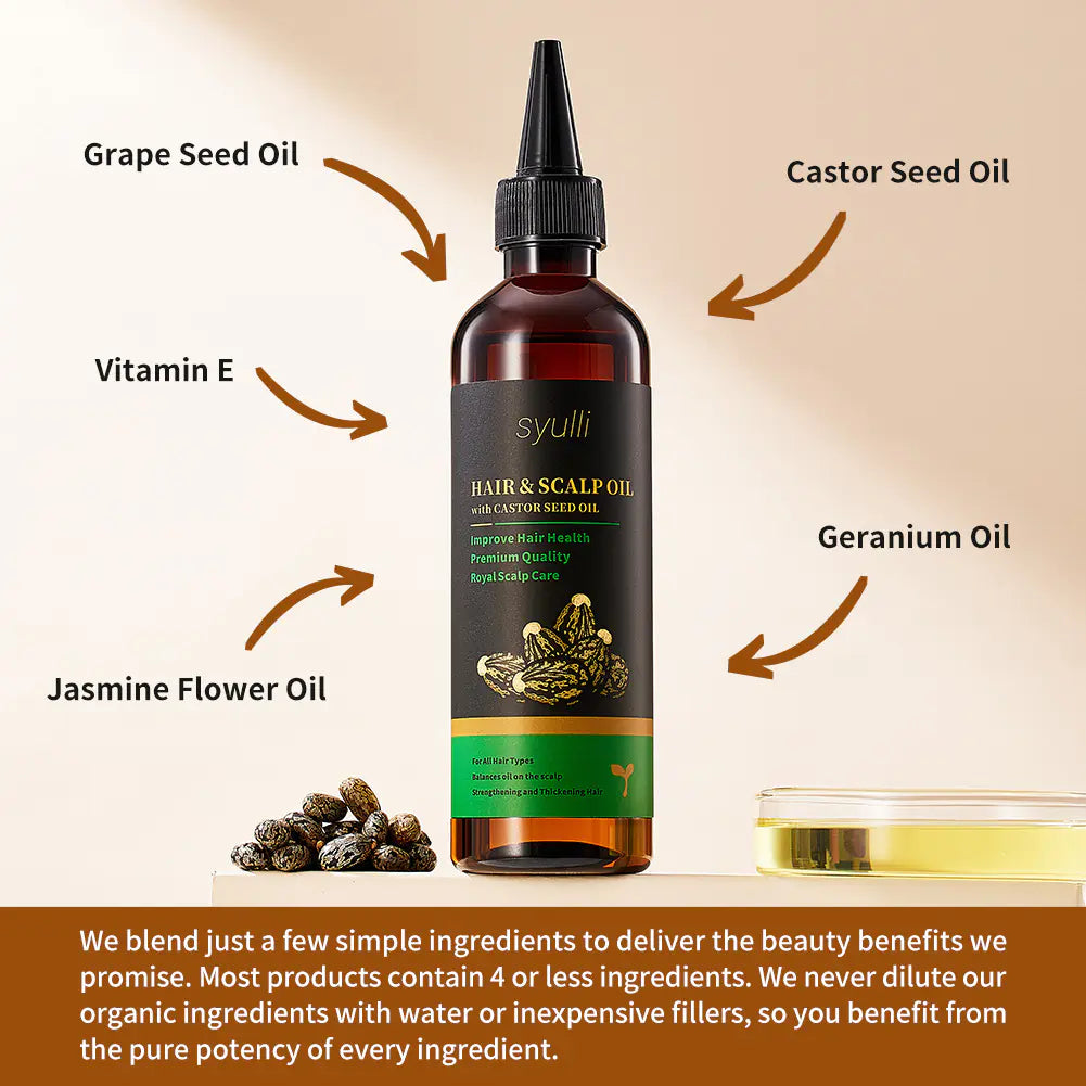 Strength Scalp & Hair Oil for Scalp Care and Massage Ingredients