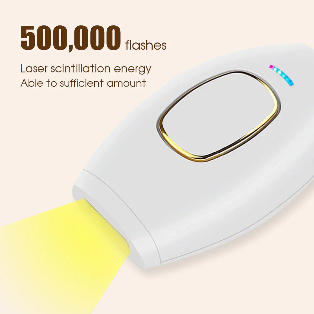 Updated LCD Handheld Laser Hair Remover 500,000 Flashes