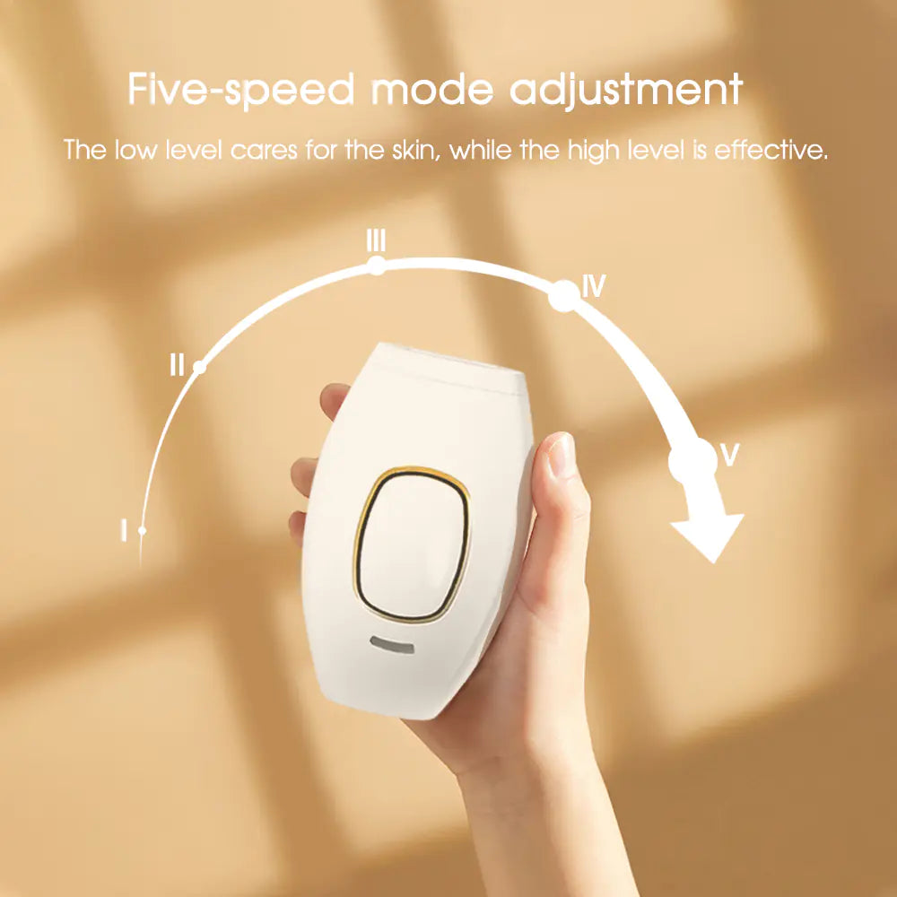 Updated LCD Handheld Laser Hair Remover With 5 Modes