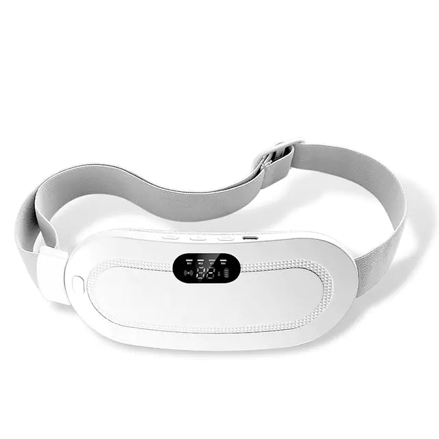 Uterine Heat Belt for Menstrual Pain Relief and Massage White Product Image