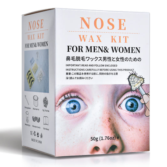 Nose & Facial Hair Waxing Kit – Gentle Hair Removal for Men & Women